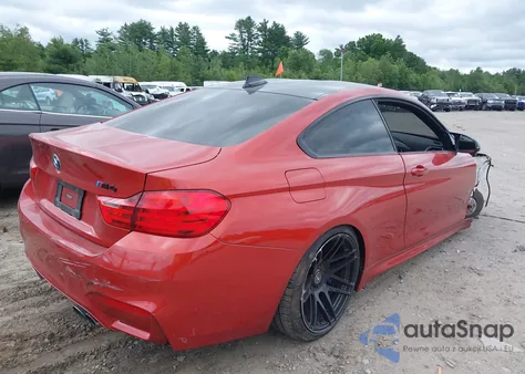 2016 BMW M4 from USA, damaged, VIN WBS3R9C51GK338254